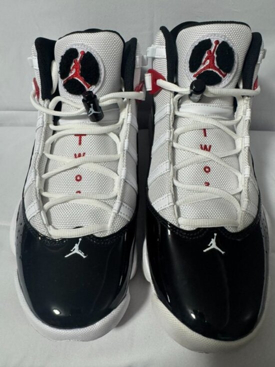 Nike Air Jordan 6 Rings -- Bred Black Red Sneakers Men\'s Size 8.5 #182 main image 6